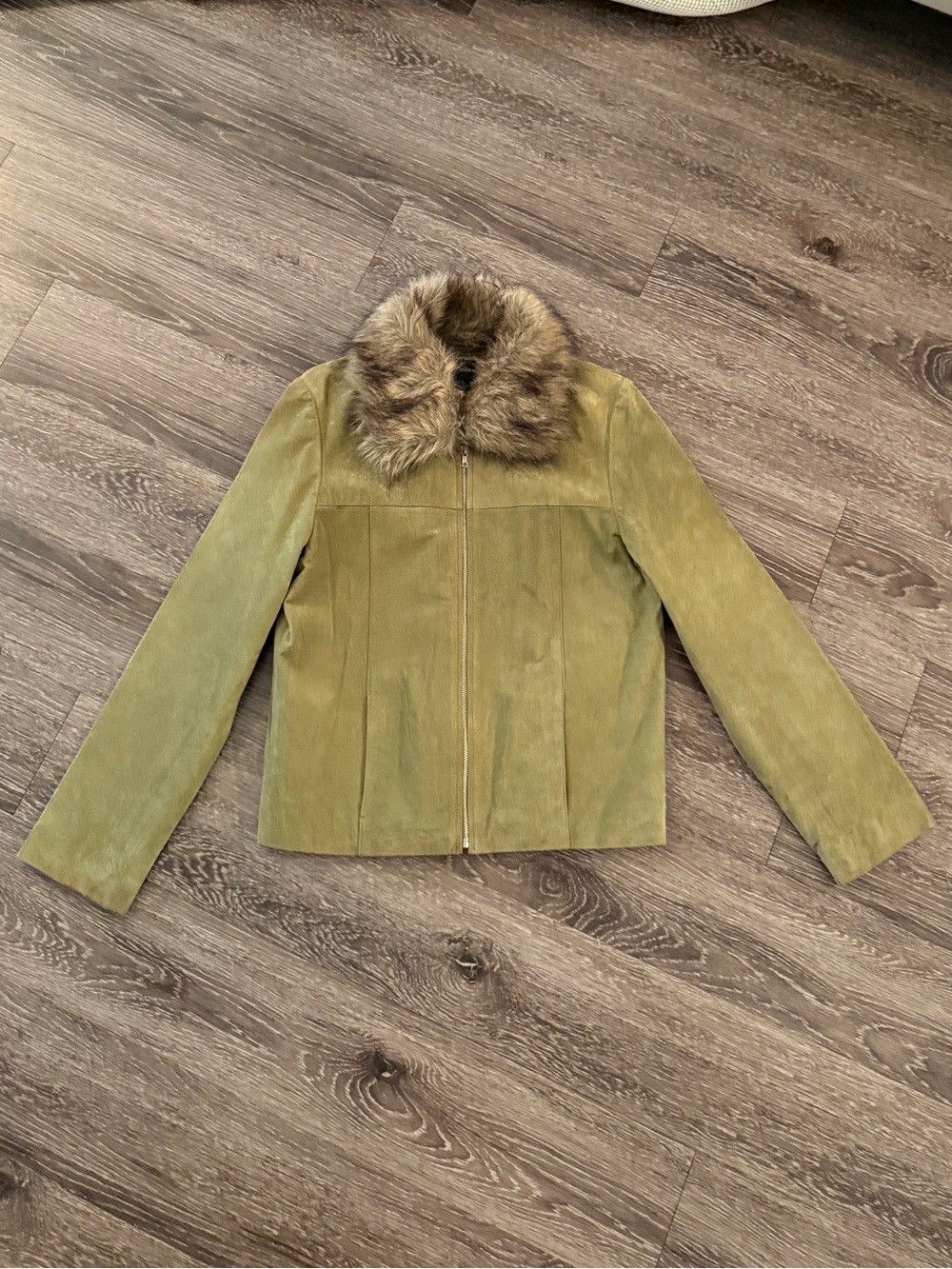John Paul Richard Green Leather Jacket